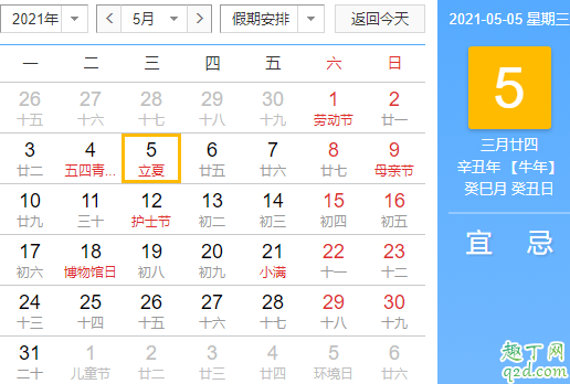 2021年什么時候立夏 2021年立夏是幾點2